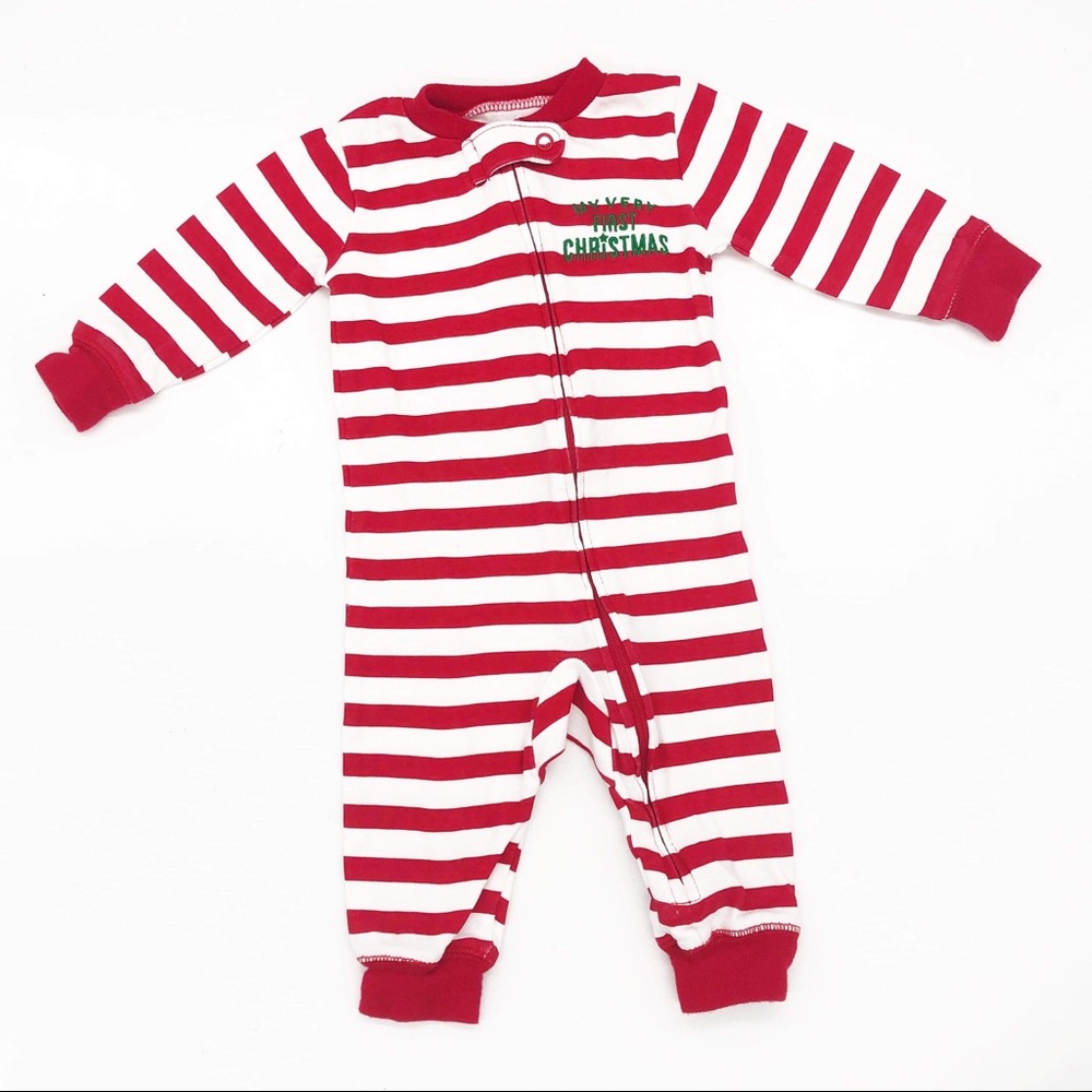 Baby Christmas One Piece PJs